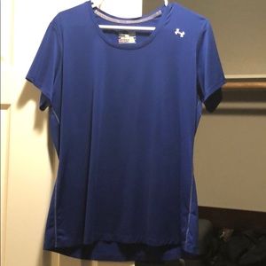 Under amour heat gear workout tee XL Navy